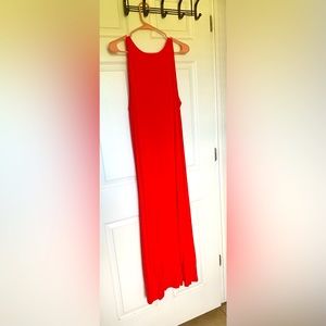 LOFT Maxi Dress- Red- Size L